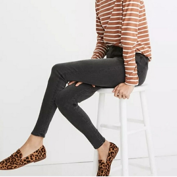 Madewell Denim - Madewell Roadtripper Washed Black Skinny Jeans